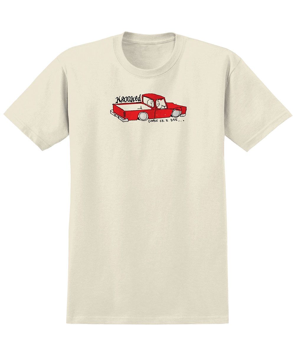 Krooked Double OK S/S Tee (Cream)