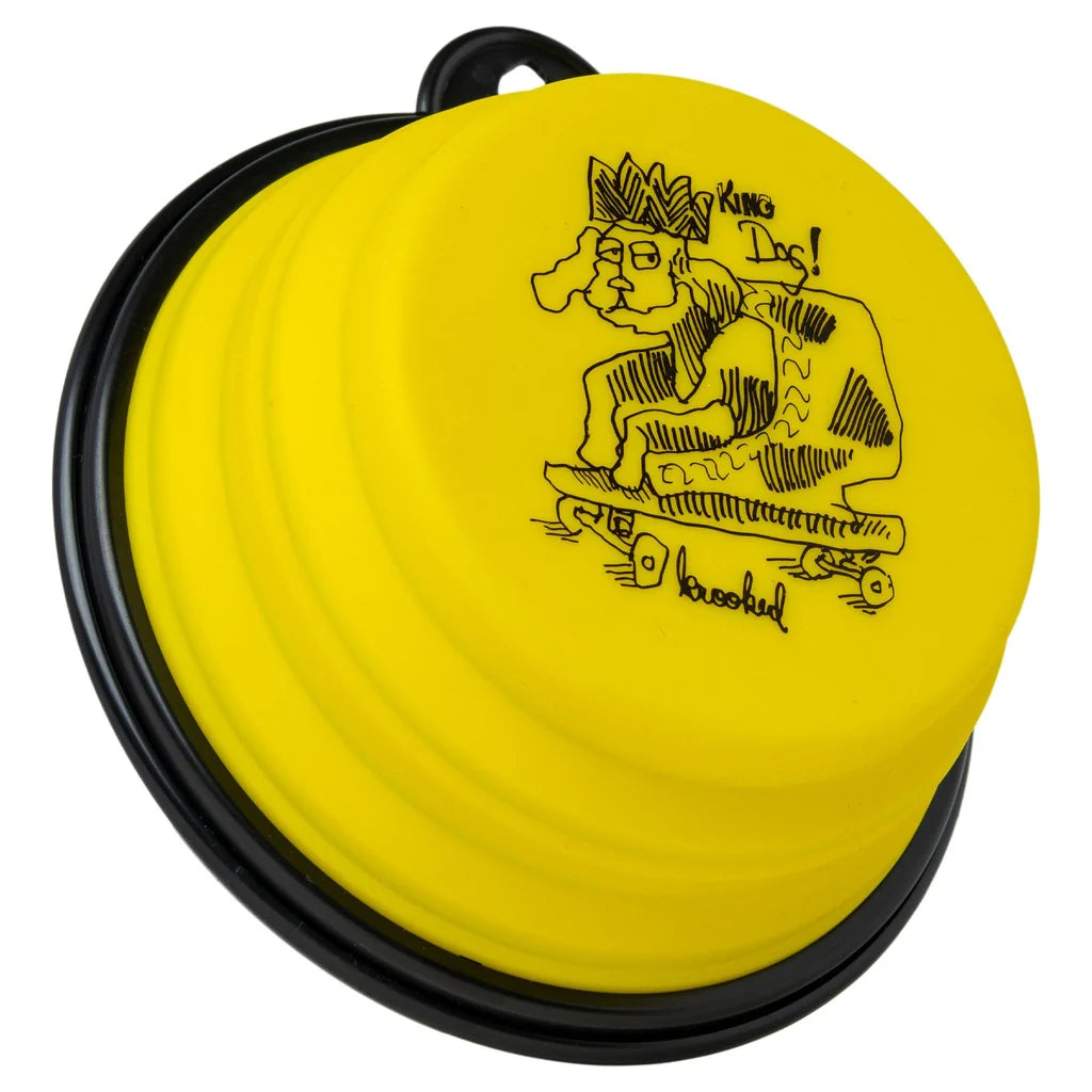 KROOKED King Dog Bowl
