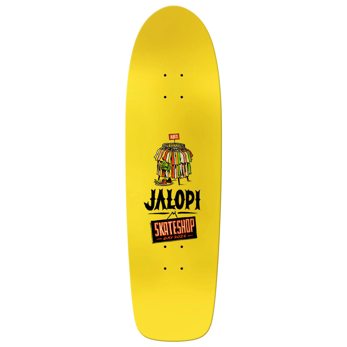 Anti Hero SSD26 Jalopi Lurker Shaped Deck 9.1