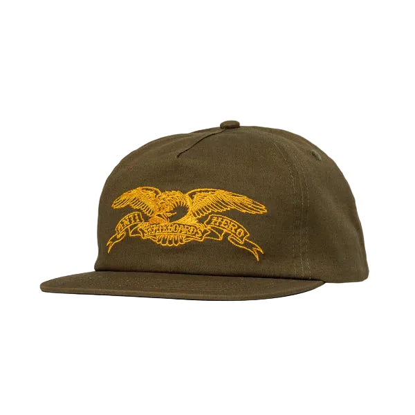 Anti Hero Basic Eagle SnapBack (Brown/Orange)