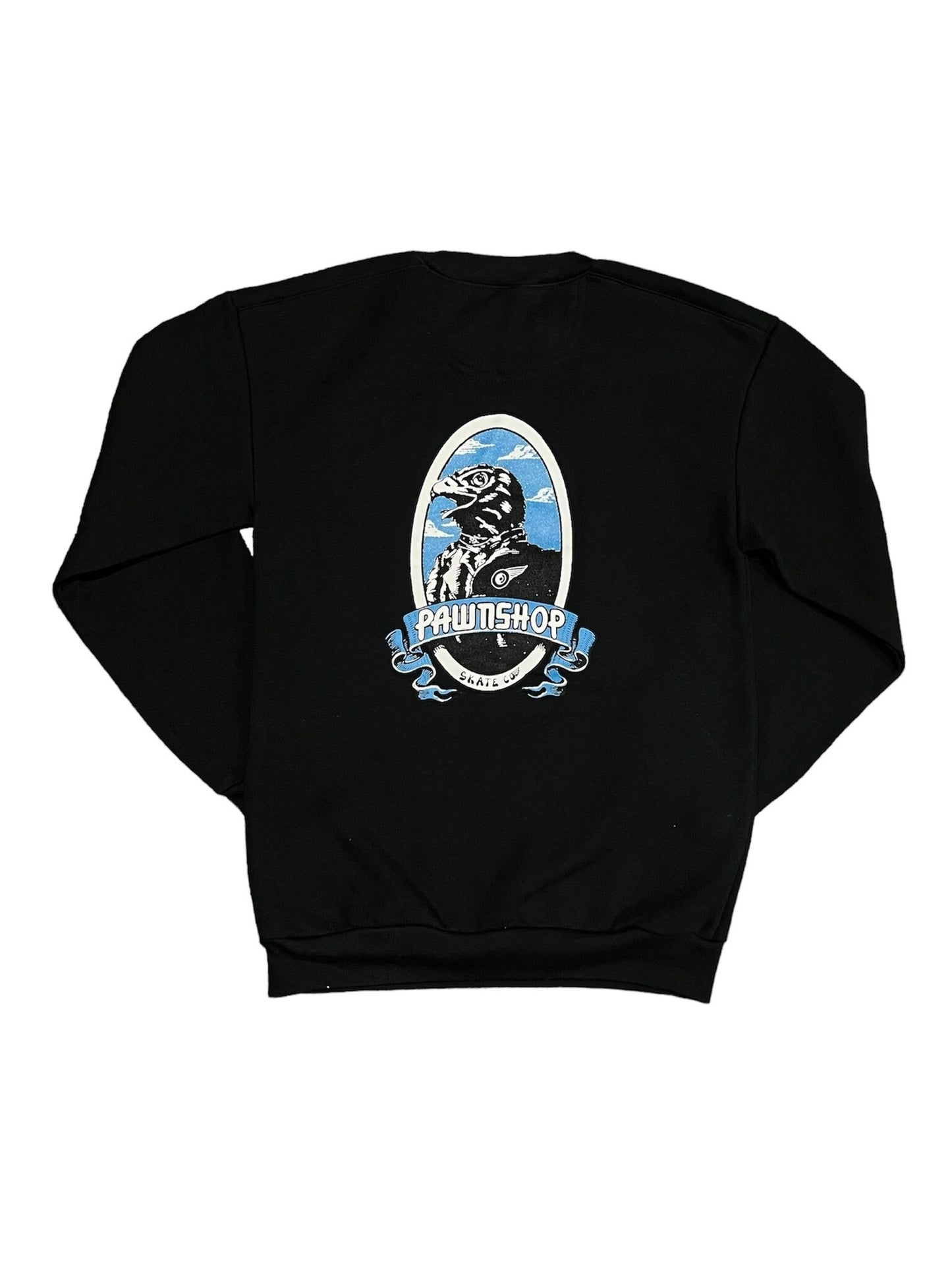 Pawnshop Hippie Flyer Crewneck Black