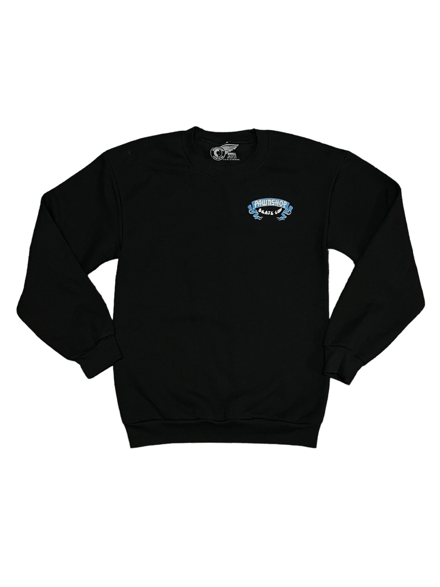 Pawnshop Hippie Flyer Crewneck Black