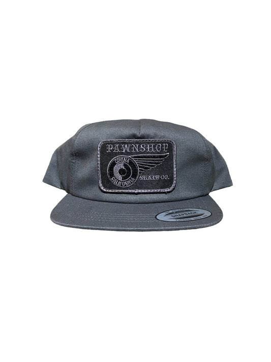 Pawnshop deconstructed hat wing and wheel black/charcoal