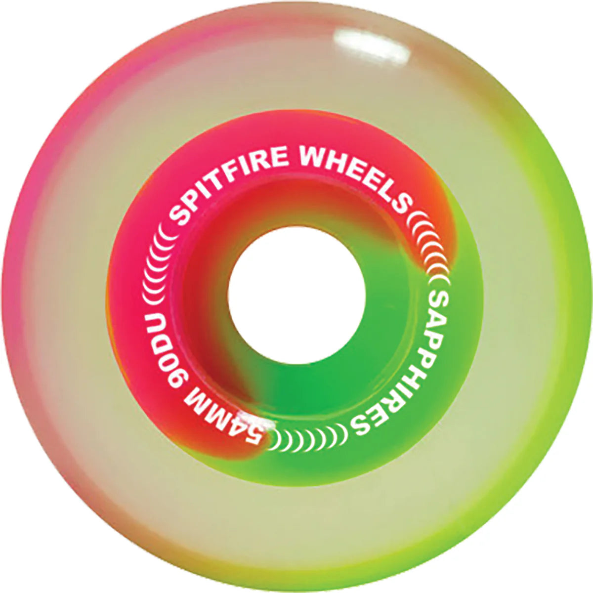 SPITFIRE Wheels Formula 4 Sapphire Pink/Green 90 Duro
