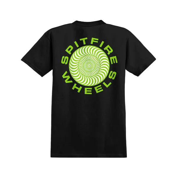 Spitfire Classic '87 Swirl S/S Tee (Black/Green/White)