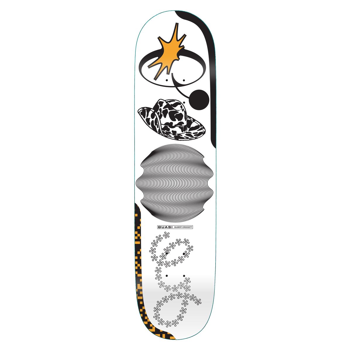 Quasi Crockett Bellyachin Deck 8.25