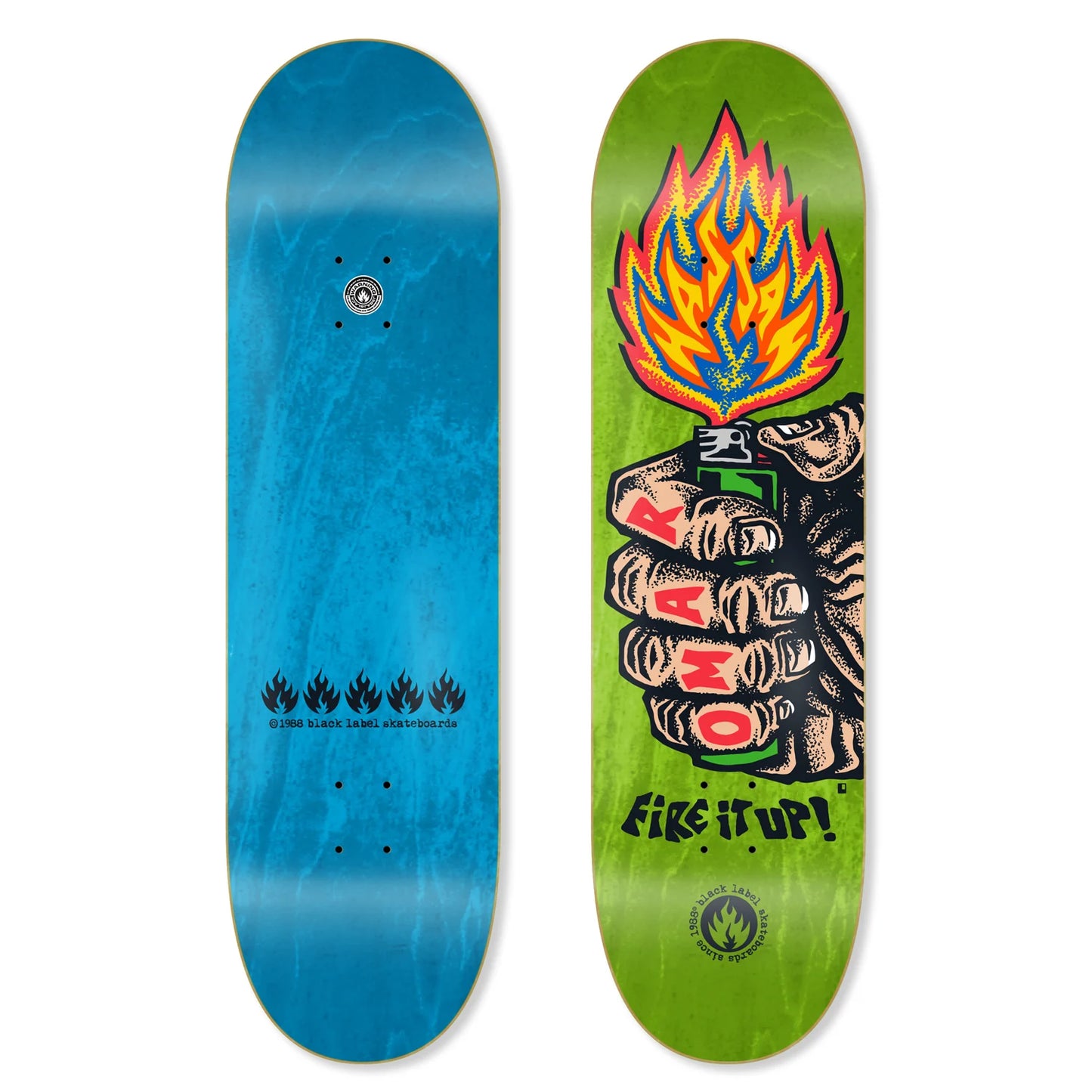 Black Label Omar Hassan "FIRE IT UP" Deck