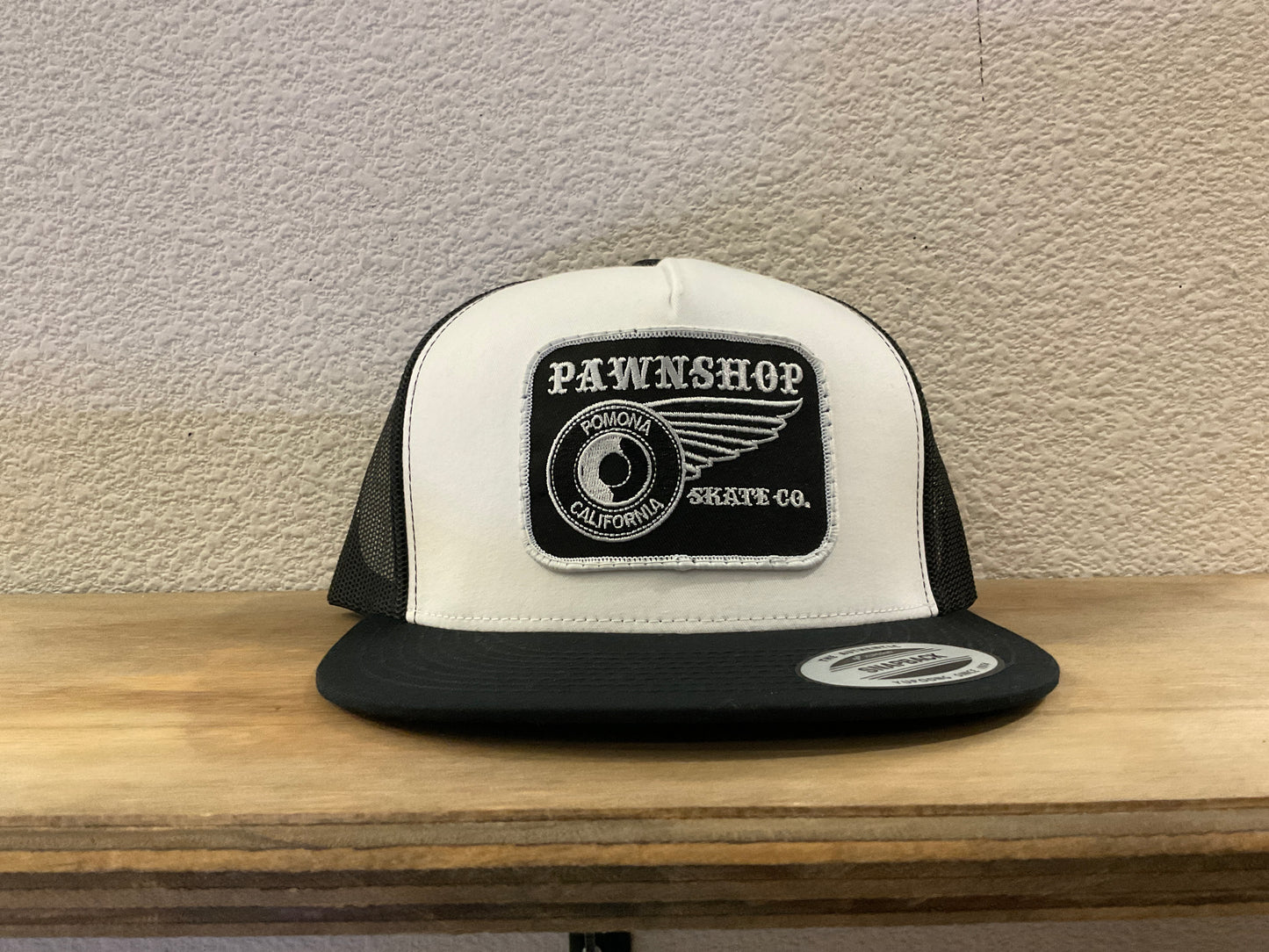 Pawnshop Pomona Wing & Wheel Patch Trucker