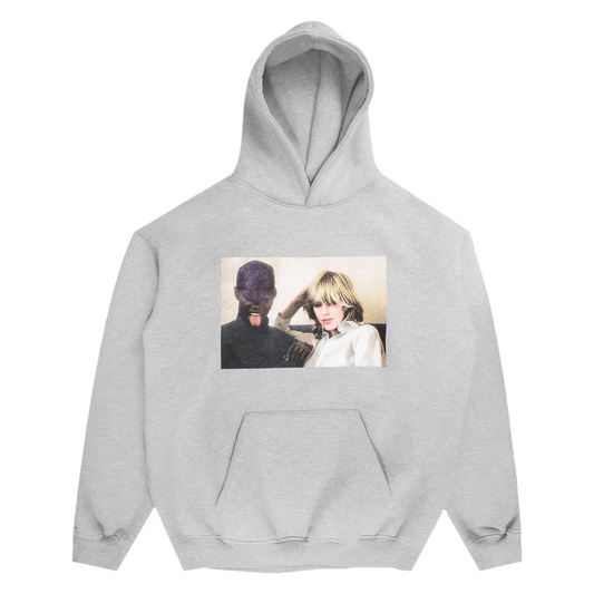 VIOLET On A Violet High Hoodie Grey