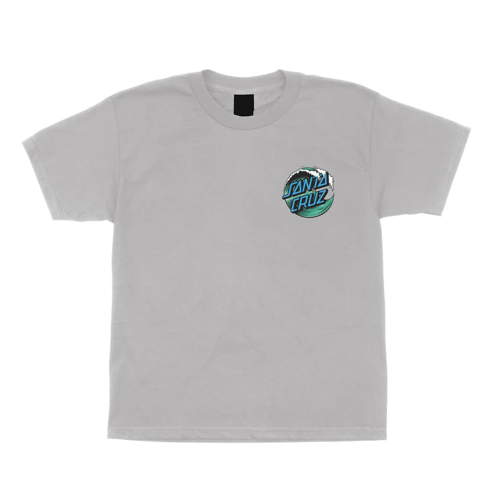 SANTA CRUZ S/S Youth Tee Wave Dot Ash