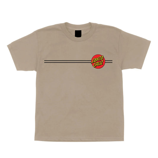 SANTA CRUZ Classic Dot S/S Youth Tee Shirt Sand