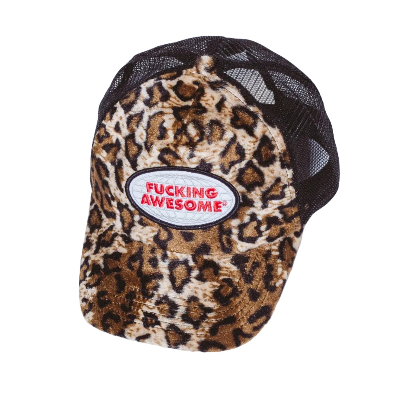 FA Patch Logo Leopard Trucker Hat
