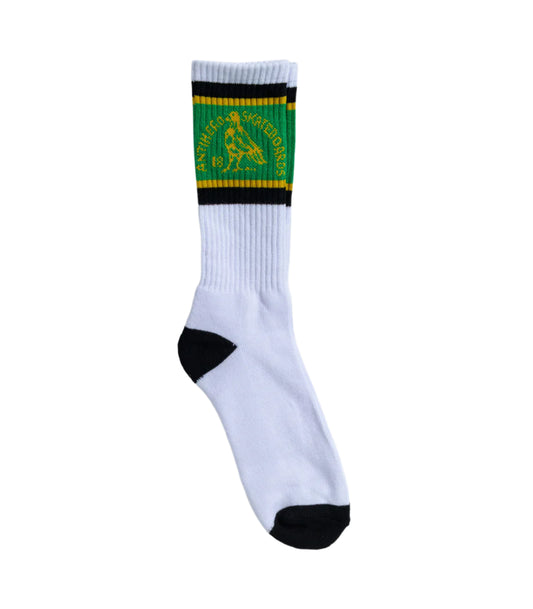 ANTI HERO Clubhouse Sock White/Green