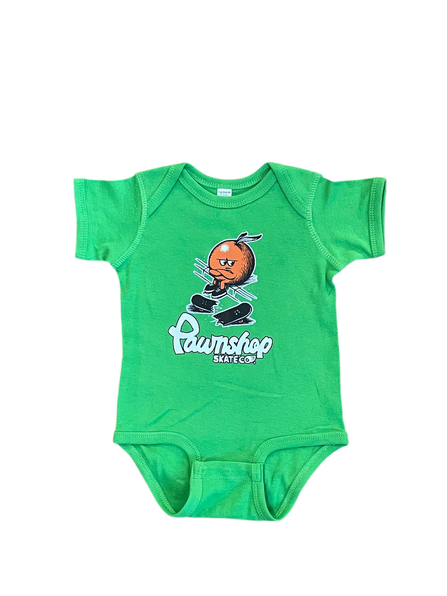 Pawnshop Orange Dude Onesie