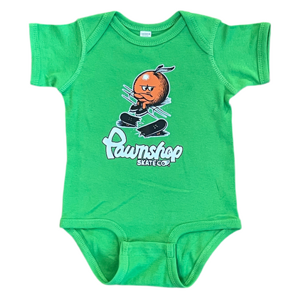 Pawnshop Orange Dude Onesie