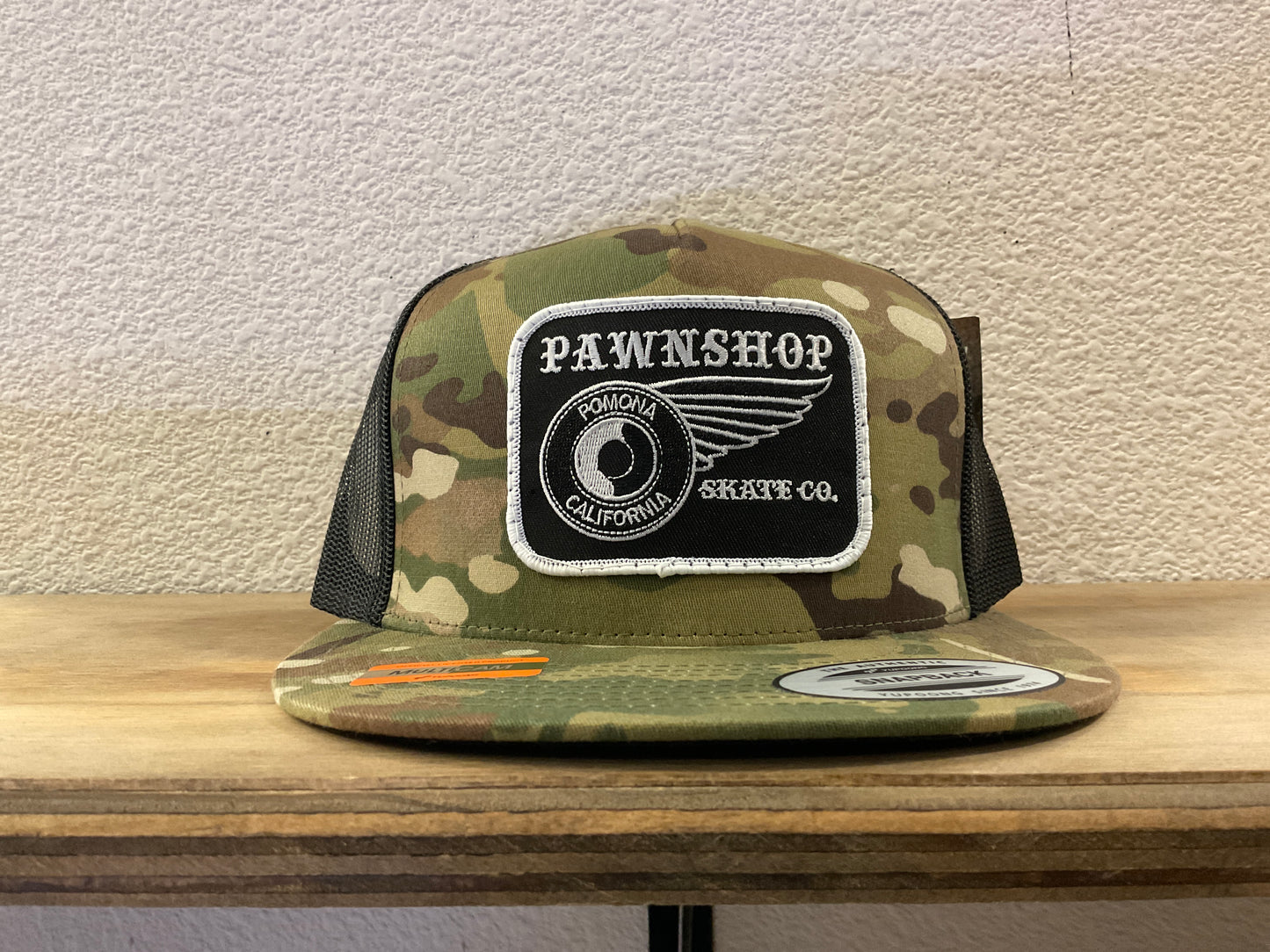 Pawnshop Pomona Wing & Wheel Patch Trucker