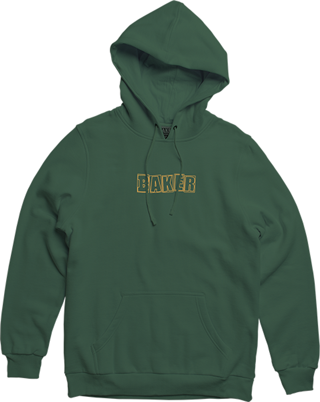 BAKER Brand Logo Green Hoodie