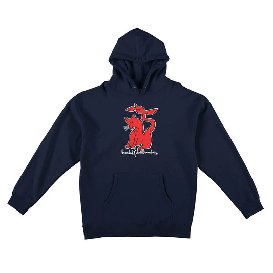 Krooked Kat Serpent Hoodie (Navy/Red/White)