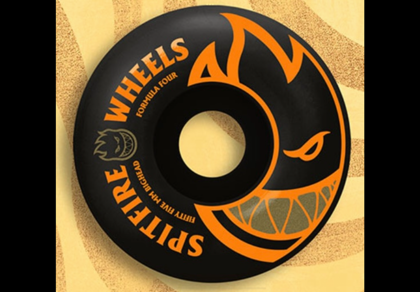 Spitfire formula 4 Bighead wheels Blk/Org