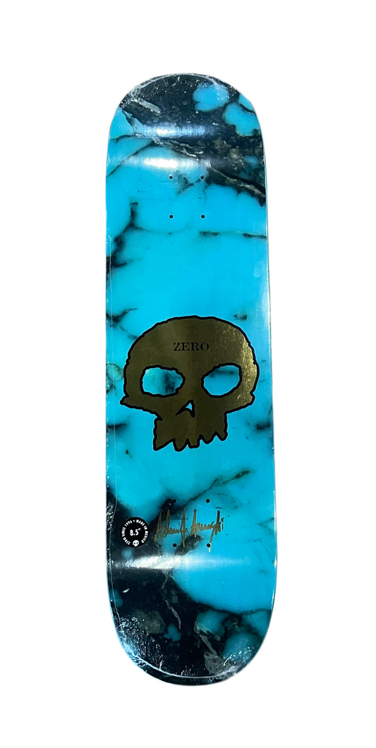 Zero Arunski Turquoise Single Skull Deck 8.5