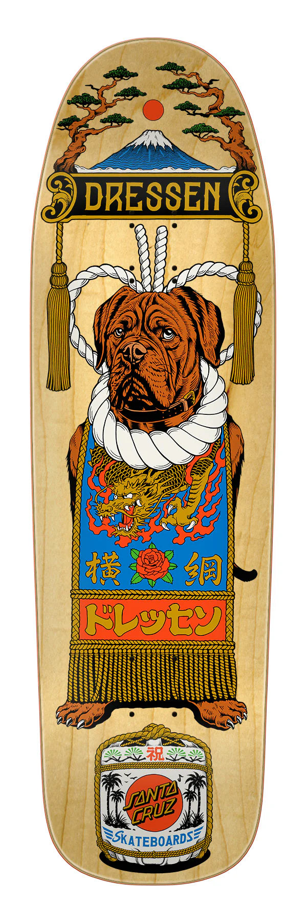 Santa Cruz Dressen Sumo Dog Deck 9.30