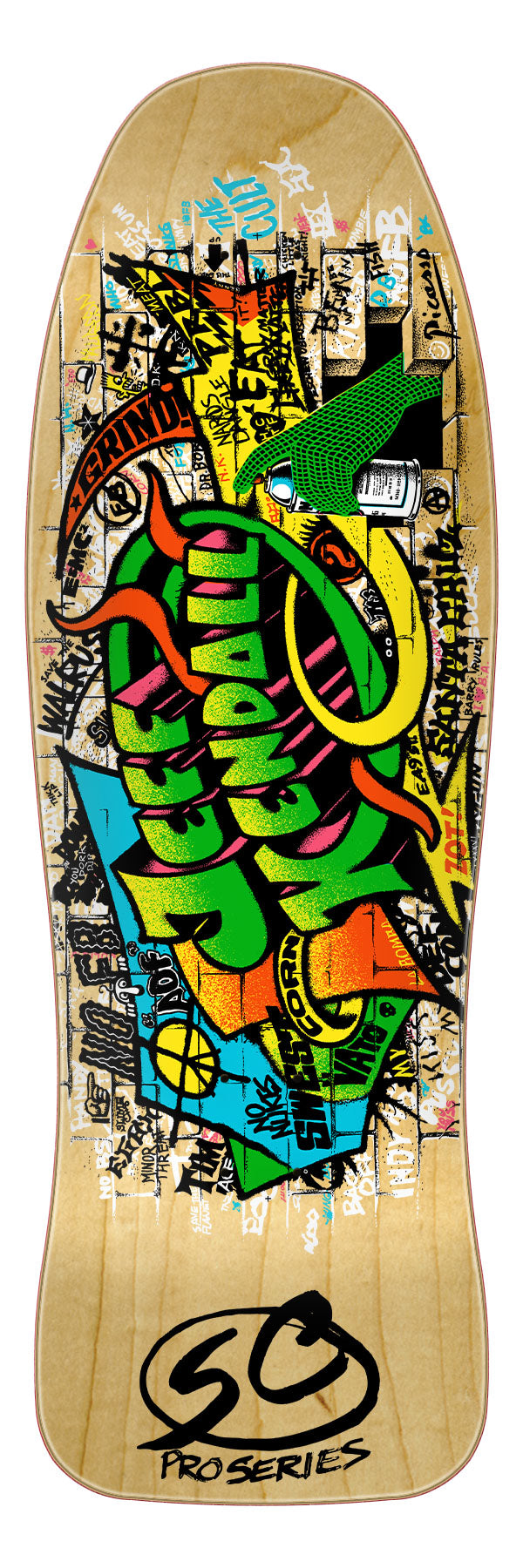 Santa Cruz Kendall Graffiti Reissue Deck 9.69x29.85in