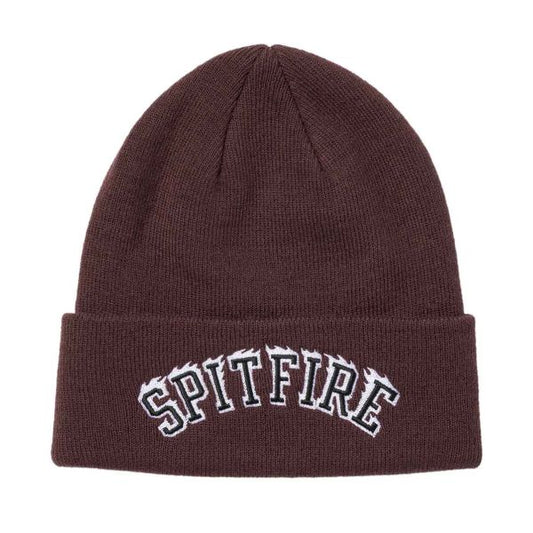 Spitfire Team Big Flame Beanie (Dark Red/Black)