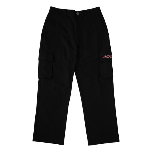 Independent Groundwork Cargo Pants Black Ripstop