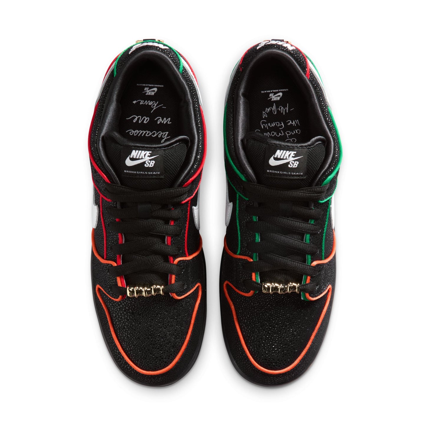 NIKE SB Dunk Low Pro QS Black/White-Challenge Red Noir/Rouge Challenge Blanc
