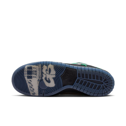 NIKE SB Dunk Low Pro QS Black/White-Challenge Red Noir/Rouge Challenge Blanc