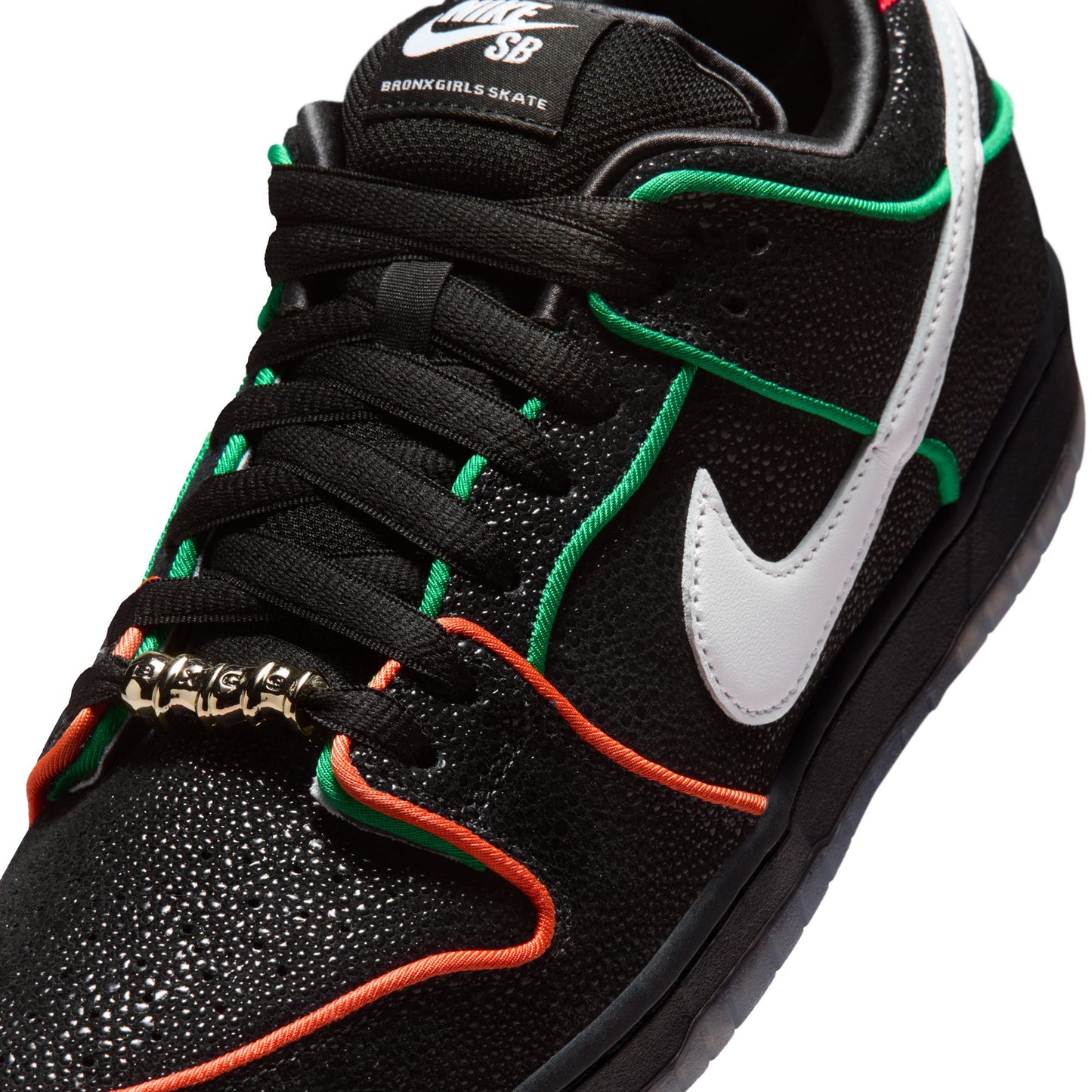 NIKE SB Dunk Low Pro QS Black/White-Challenge Red Noir/Rouge Challenge Blanc