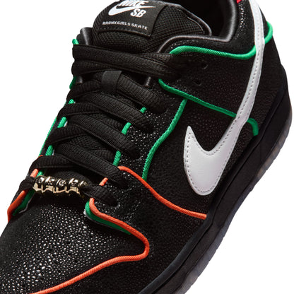NIKE SB Dunk Low Pro QS Black/White-Challenge Red Noir/Rouge Challenge Blanc