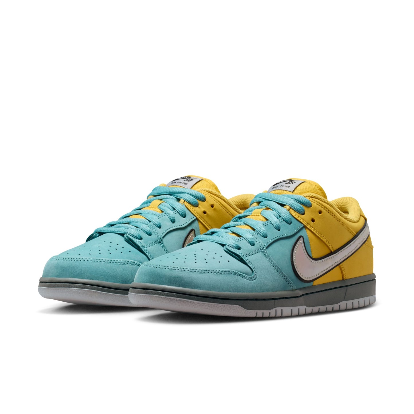 Nike SB Dunk Low Pro Lightening/Wolf Grey Eclair/Denim Turq/Gris Loup