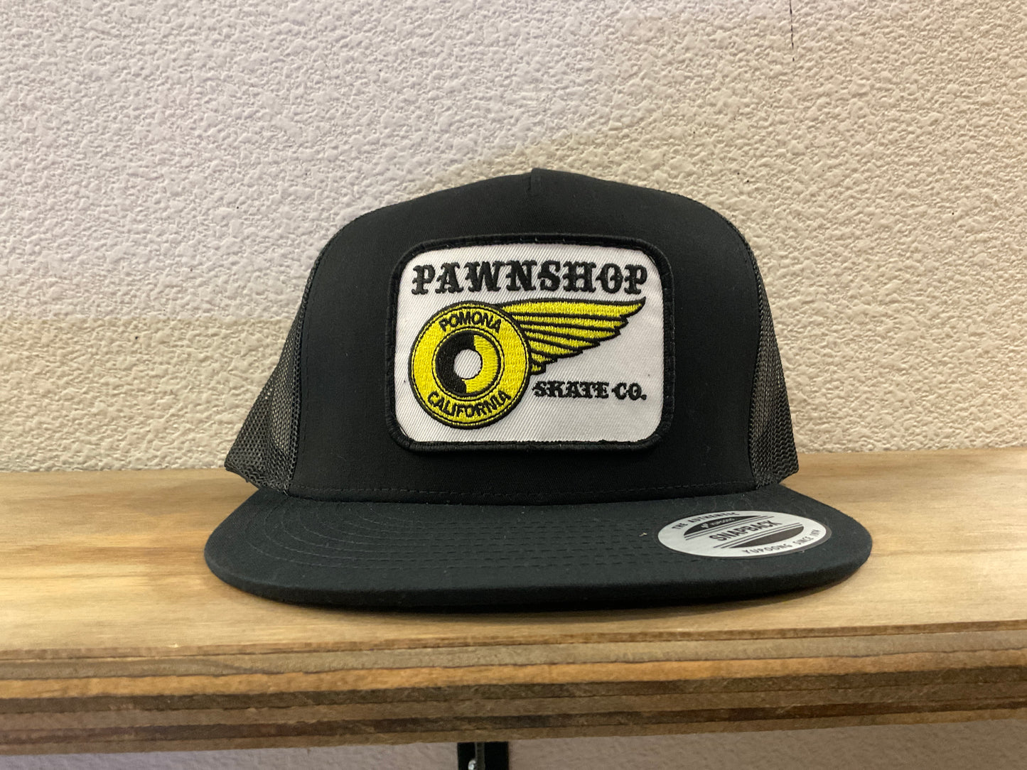 Pawnshop Pomona Wing & Wheel Patch Trucker