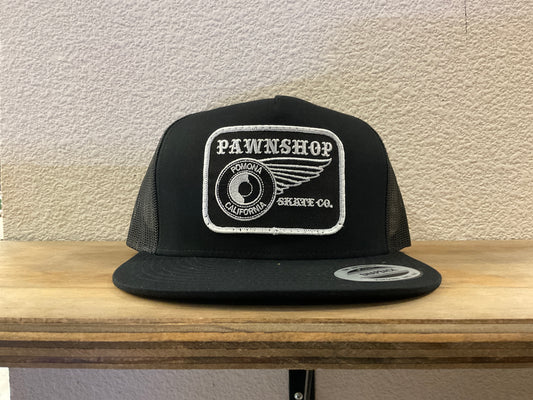 Pawnshop Pomona Wing & Wheel Patch Trucker