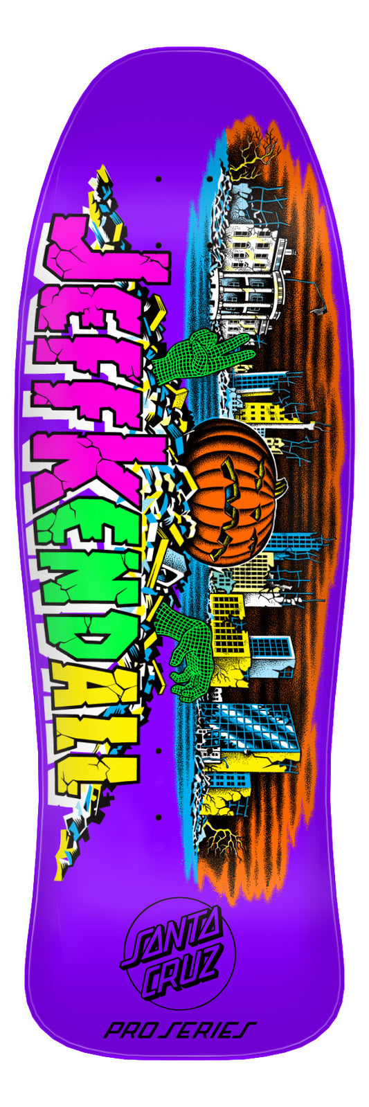 Santa Cruz Jeff Kendall Pumpkin Re Issue Deck 10”