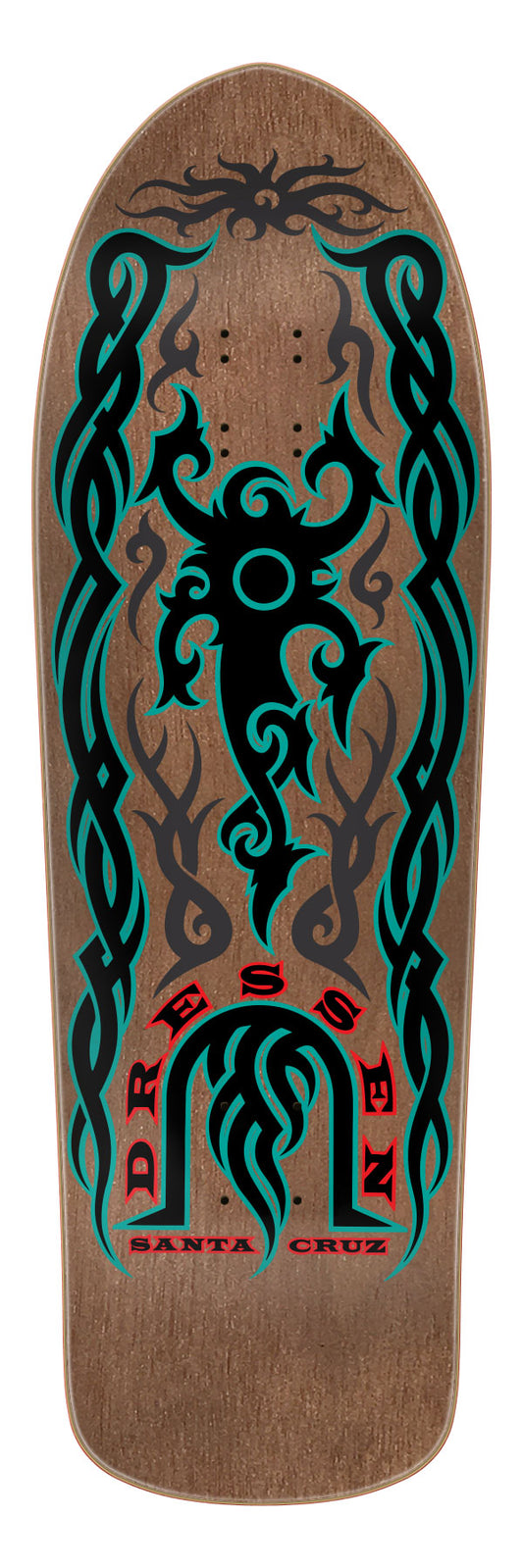 Santa Cruz Dressen Tribal Reissue Deck 9.9x31.4in