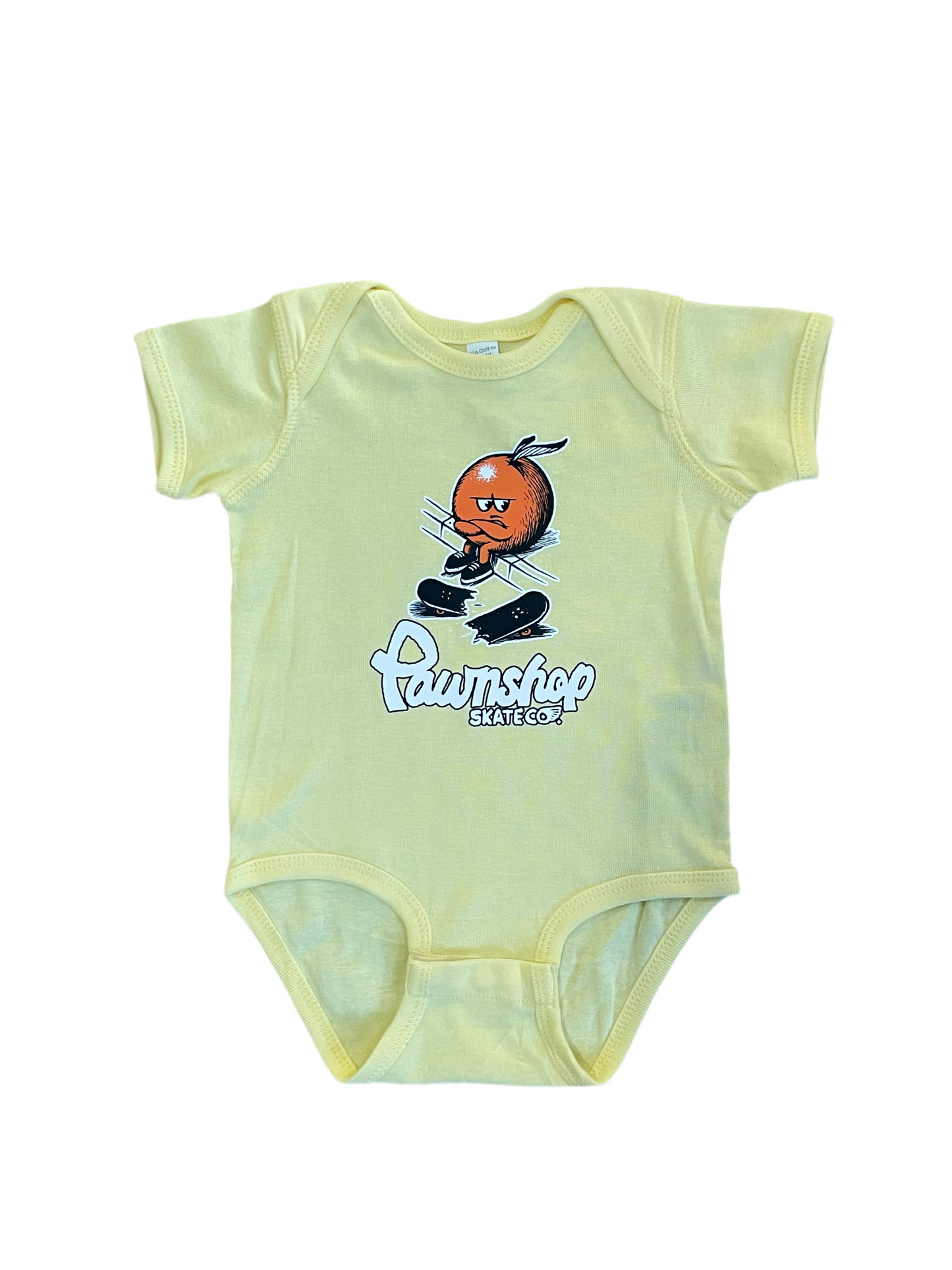 Pawnshop Orange Dude Onesie