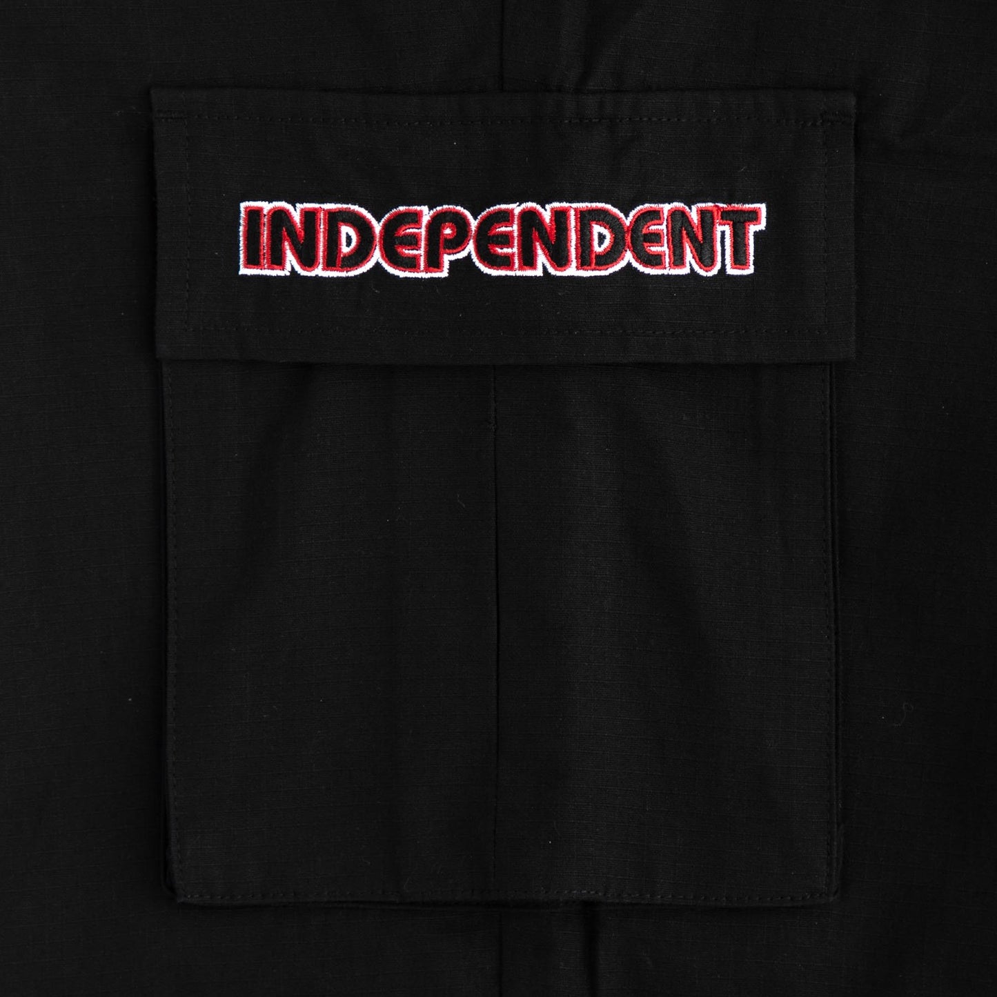 Independent Groundwork Cargo Pants Black Ripstop