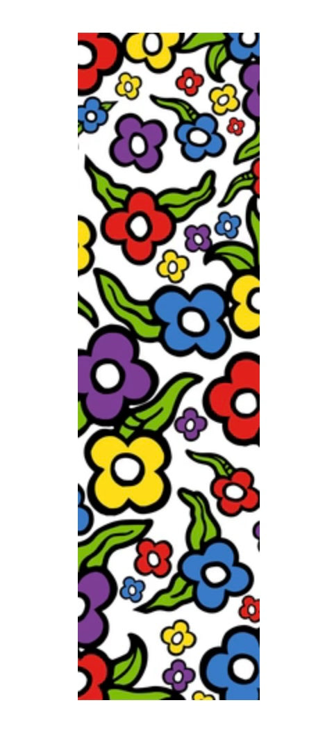 Krooked Flowers Clear Griptape