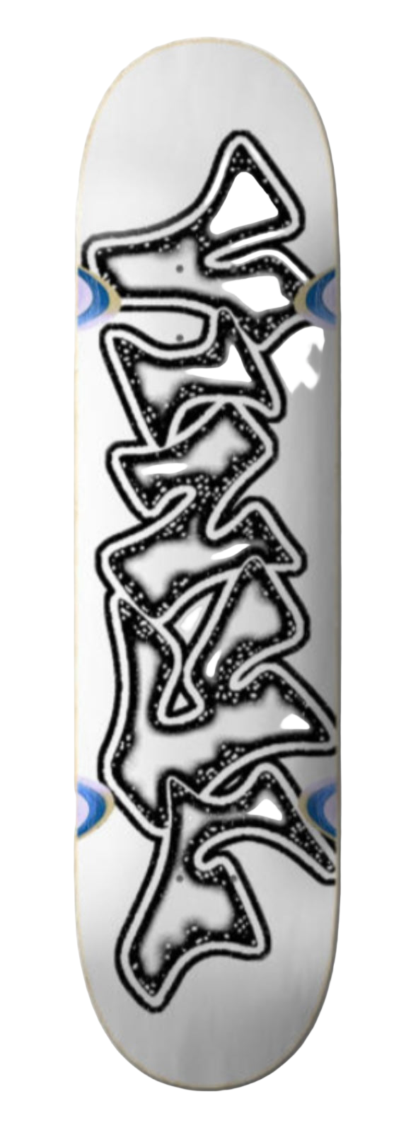 Vinyl Skateboards Graffiti Logo Wheel Wells Deck 8.5