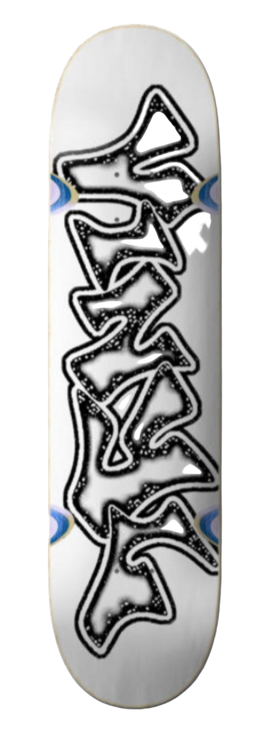 Vinyl Skateboards Graffiti Logo Wheel Wells Deck 8.5