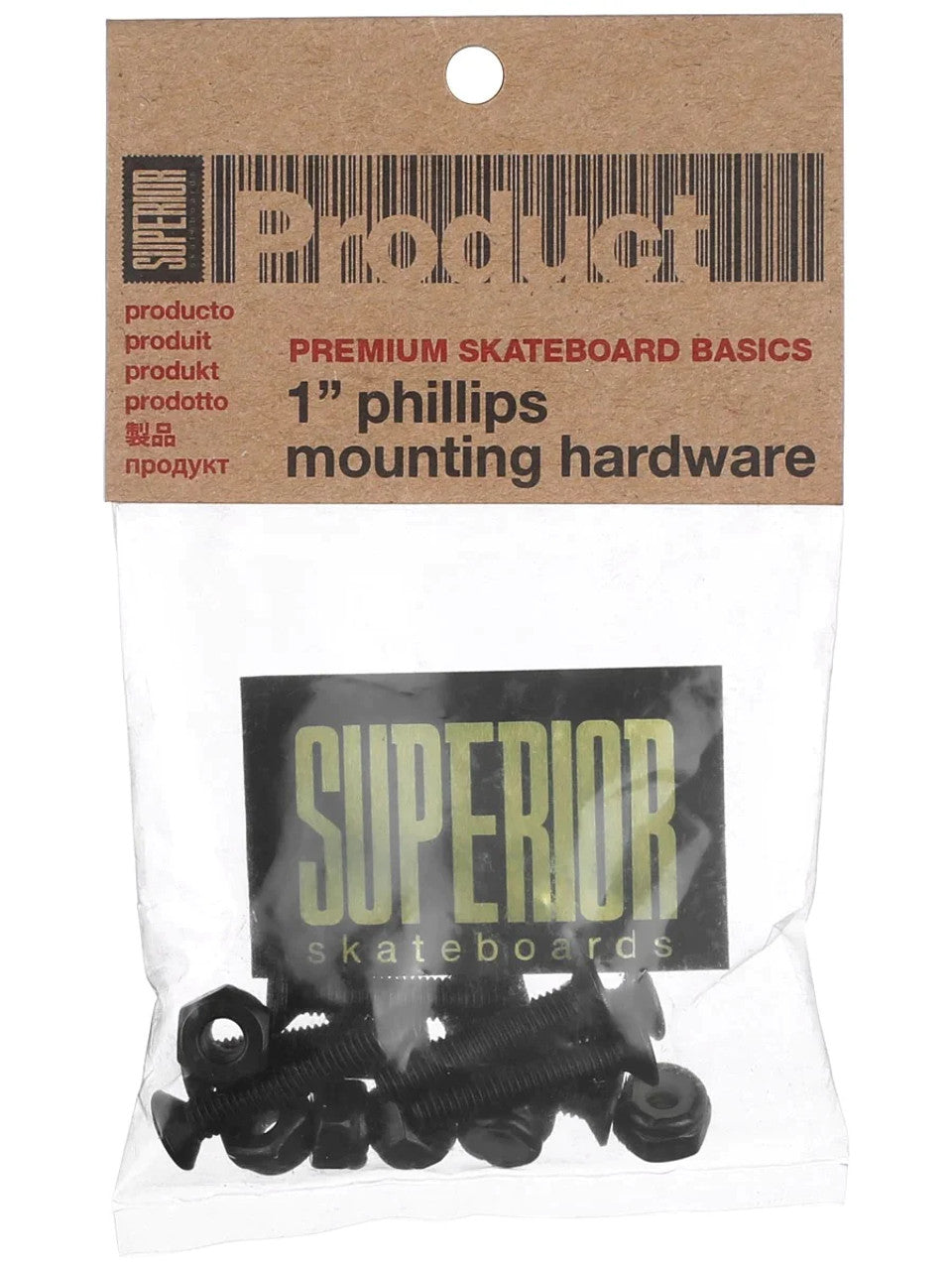 Superior Hardware 1” Phillips