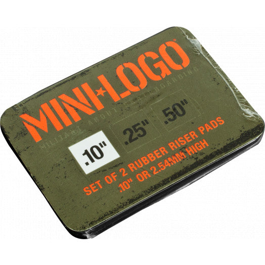 Mini Logo Rubber Riser Pads