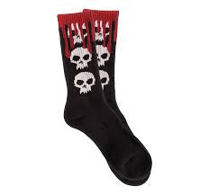 ZERO Blood Skull Socks