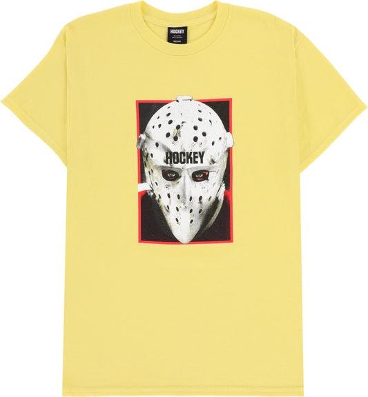 HOCKEY Half Mask Tee Yellow