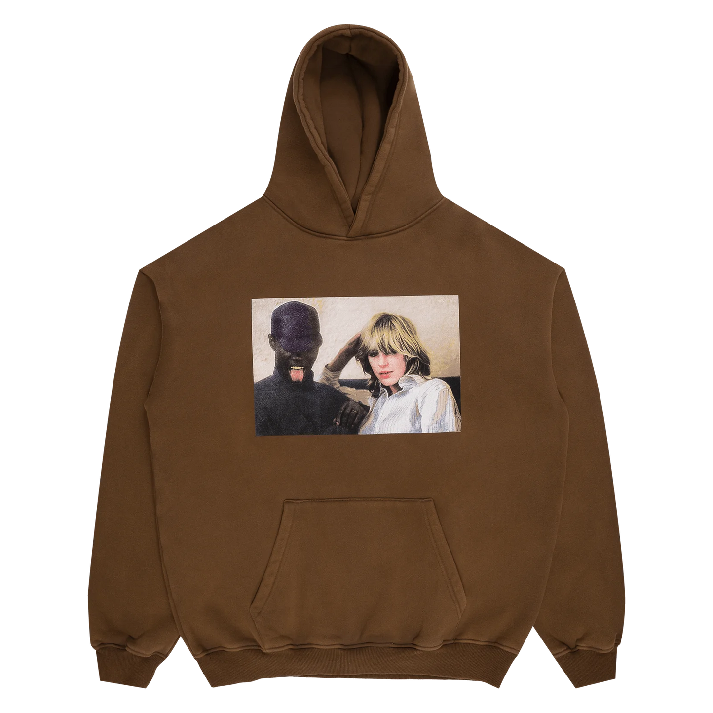 VIOLET On A Violet High Hoodie Brown