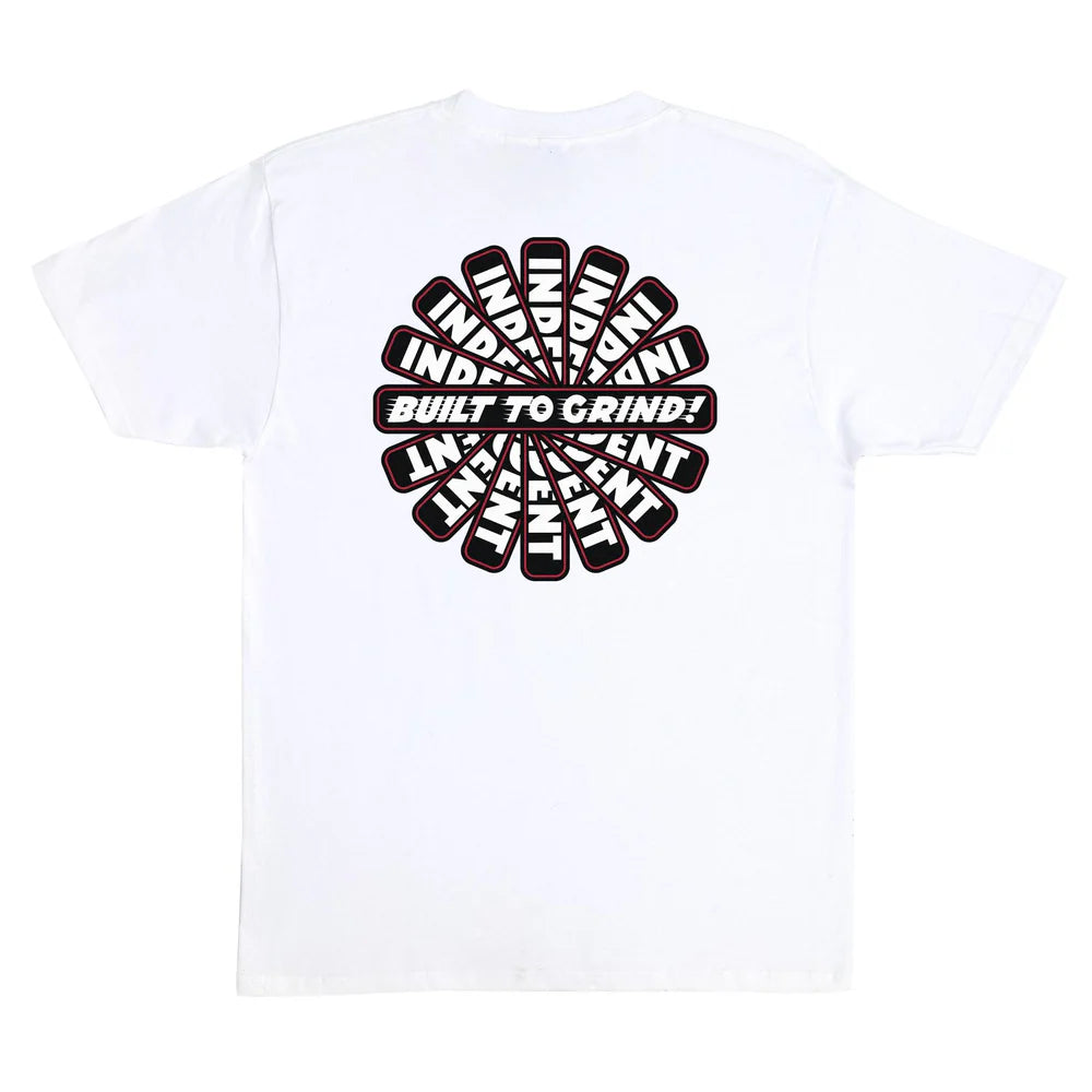 INDEPENDENT BTG Speed Revolve S/S Heavyweight Tee White