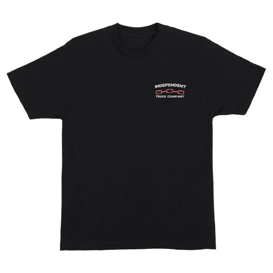 INDEPENDENT Anytime Anywhere Chain S/S Heavyweight Tee Black