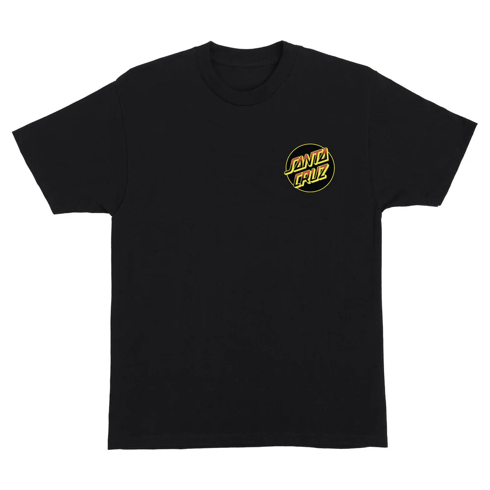 SANTA CRUZ Kendall Wolf Dot S/S Heavyweight Tee Black